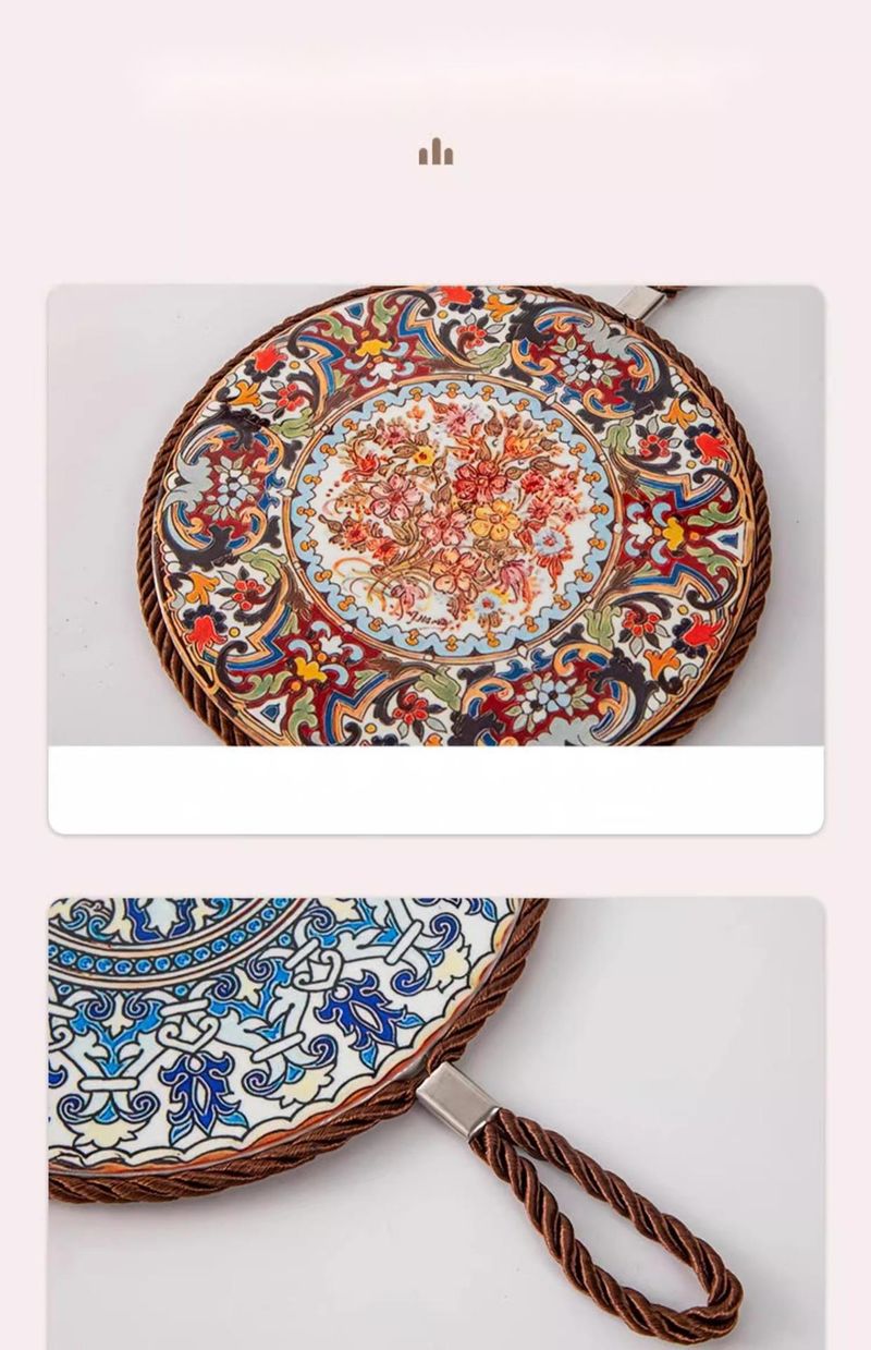 Casseruola in ceramica smaltata antiscottatura, resistente alle alte temperature, con isolamento termico, tavolo da pranzo in stile cinese_voghion.com