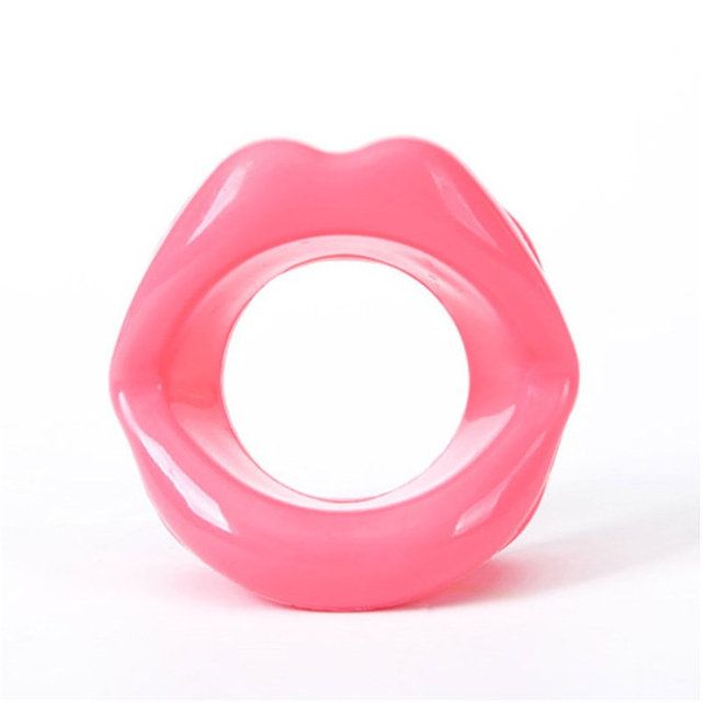 Silicone Rubber Face Slimmer Exercise Mouth Piece Muscle Anti Wrinkle Lip Trainer Mouth Massager Exerciser Mouthpiece Face Care_voghion.com
