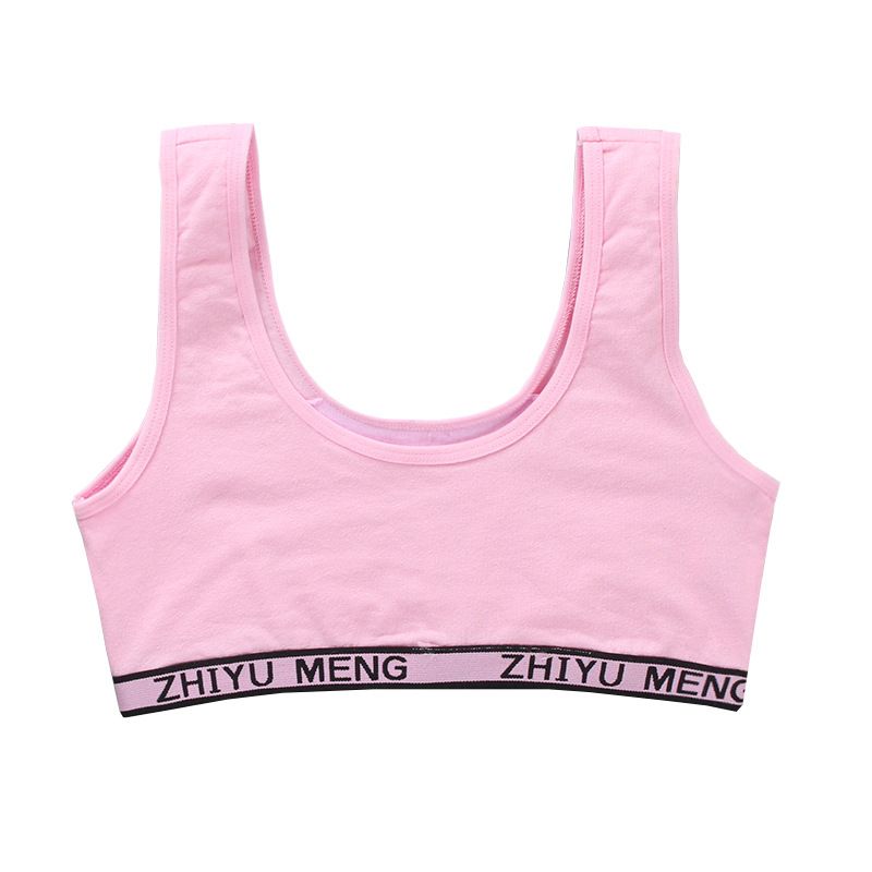 Reggiseno per bambine, in cotone, tinta unita, con ferretto, per periodo di sviluppo, con ferretto, per ragazze, per studenti delle scuole medie, 14 anni_voghion.com