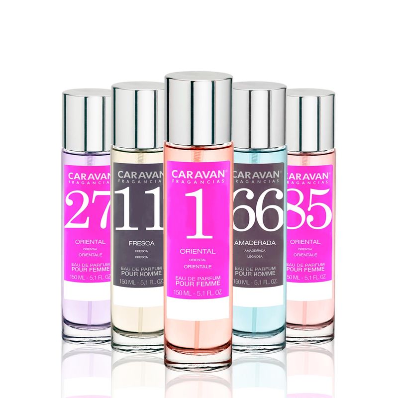 4x Caravan Men's Perfume Nº66 - 150 ml, Zapach grejpfruta wodnego, nuty morskie i ambra_voghion.com