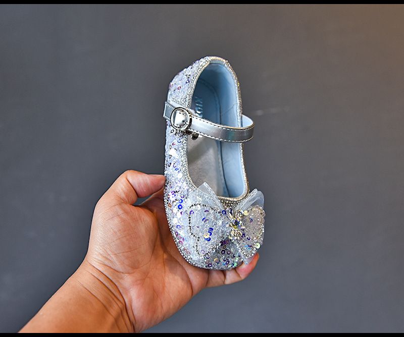 9137 herbst kinder Neue Mädchen Breiten Mund Schmetterling Prinzessin Mädchen Funkelnden Kristall Einzelnen Schüler Leistung Schuhe_voghion.com