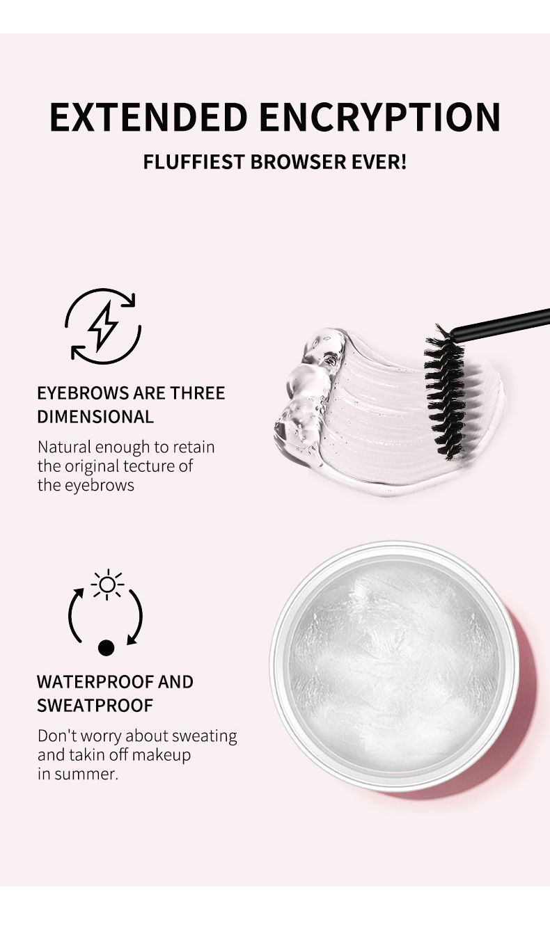 Crème pour sourcils OCHEAL Wild 8 g, liquide naturel, transparent, incolore, gel modelant, savon pour sourcils, gel pour sourcils, artefact naturel pour sourcils sauvages_voghion.com