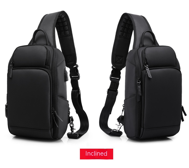 Τσάντα στήθους, ανδρική πολυλειτουργική επιχείρηση, αθλητικά, ταξίδια, χιαστί τσάντα με έναν ώμο_voghion.com
