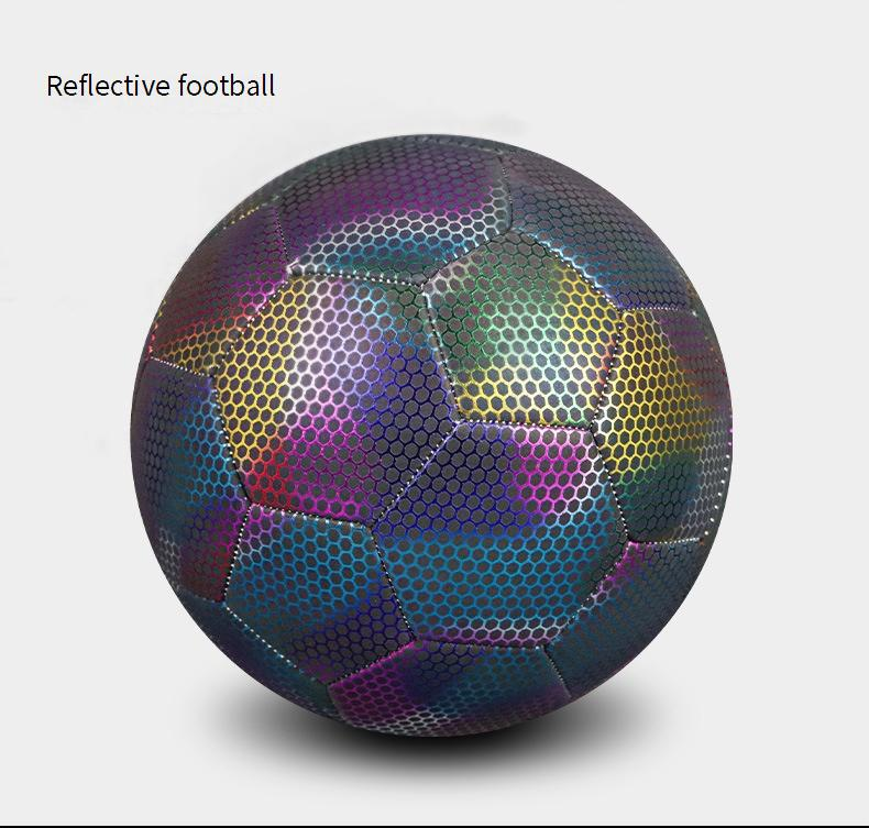 Glow In Dark Football - Durable Machine-Stitched PU Size 5 & 4 For School Training & Matches With Fluorescent & Reflective Features_voghion.com
