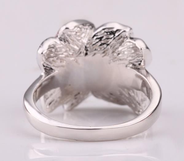 Anelli da sposa classici da donna in oro rosa 18 carati/placcati in platino con eleganti fiori, gioielli alla moda in cristallo austriaco per donna_voghion.com