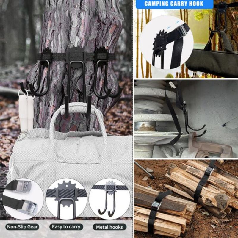 Gancio per attrezzi da parete per garage, 6 pezzi, robusto e resistente, per organizzare l'attrezzatura da garage in acciaio_voghion.com