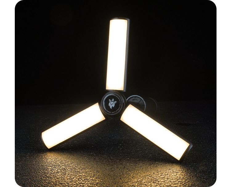 Outdoor Multifunctional Telescopic Folding Fill Atmosphere Bracket Flashlight Camping Light_voghion.com