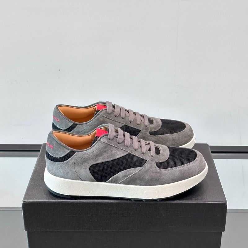 New Men's Cow Suede Patchwork Comfortable Breathable Sports Lightweight Fashion Casual Shoes Wasteland Style Sneakers_voghion.com