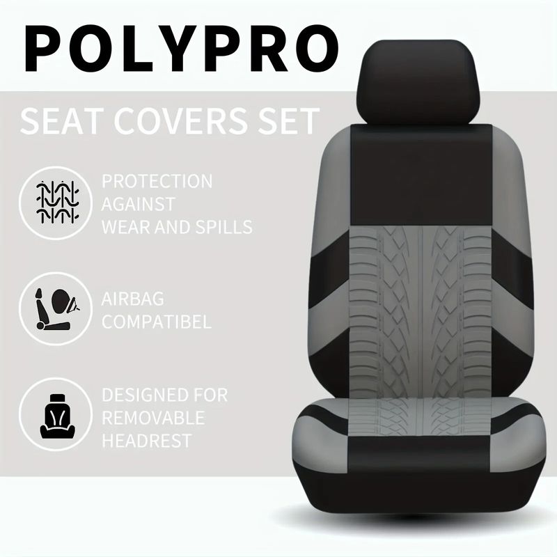 Sitz Komplettset Vorne Geteilte Rückbank Für Auto Universal Stoff SUV Limousine Van Automotive Innenbezüge_voghion.com