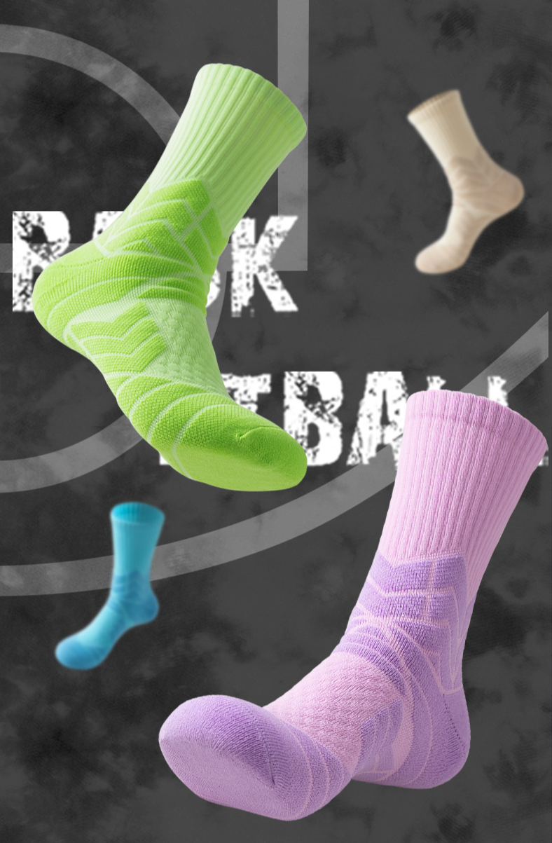 Nowe męskie skarpetki sportowe z dołem ręcznika, prawdziwe skarpetki do koszykówki_voghion.com