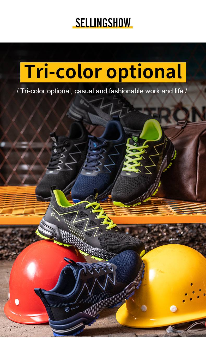 European Size Steel-toe Work Shoes: Anti-smashing, Anti-piercing, Lightweight, Breathable, Wear-resistant Safety Shoes For Men And Women_voghion.com