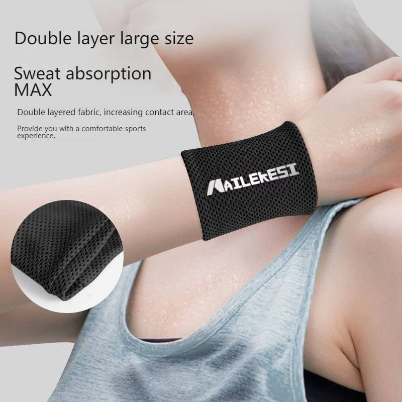 Unisex Sports Wristband Sweat Absorbent & Cooling Towel – Quick-Dry Gym Accessories For Running, Tennis & Summer Workouts_voghion.com