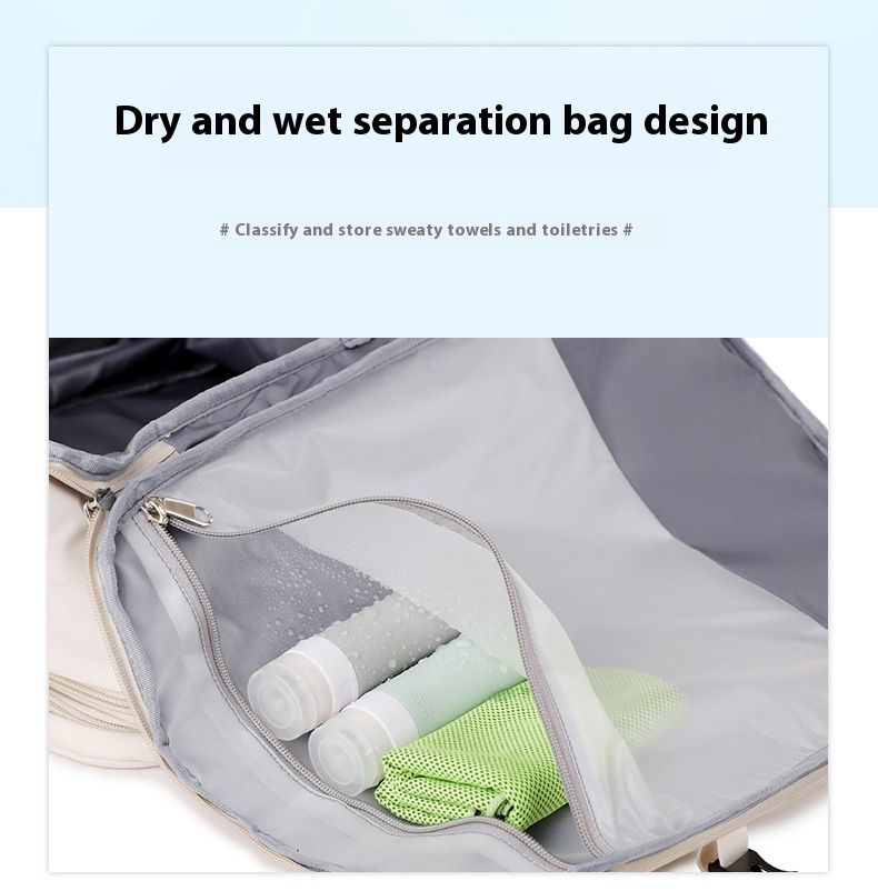 Stylish Multifunctional Backpack For Men And Women - Lightweight Waterproof Laptop Backpack With Oxford Fabric For Travel, Work, And Everyday Use_voghion.com