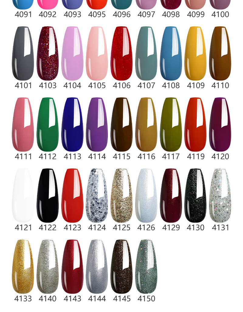 Parkson Nagelgel-Nagellack-Set, 8 ml, Lacke, zum Einweichen, 30 Stück, Nagelgel-Set, UV-LED, Vernis, semi-permanent, Lakiery für Maincure Gellack_voghion.com