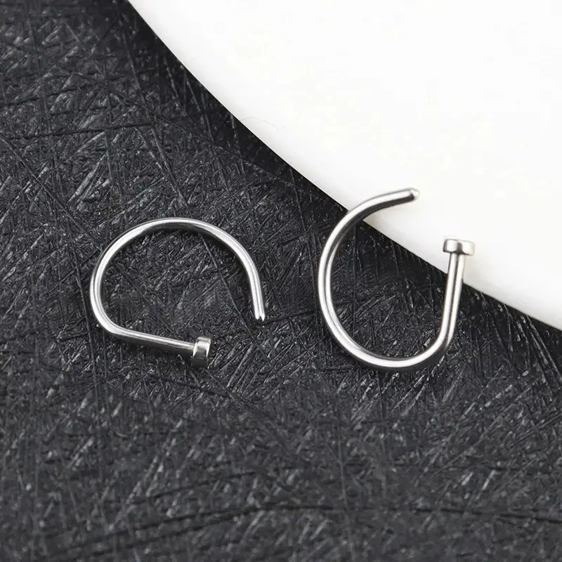 Cao Shi foreign trade new nose accessories European and American solid color personalized simple nose accessories popular fashion factory wholesale di_voghion.com