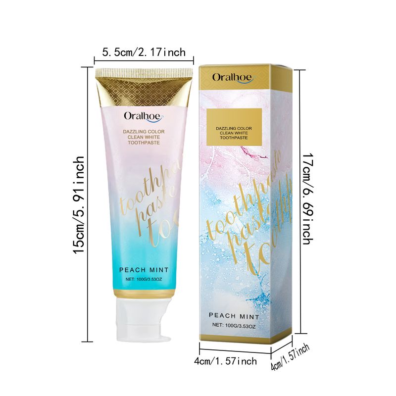 Oralhoe Zahnpasta für frischen Atem und Zahnfleisch, sanfte Reinigung, gelbe Zähne, Zahnstein, tägliche Mundpflege_voghion.com