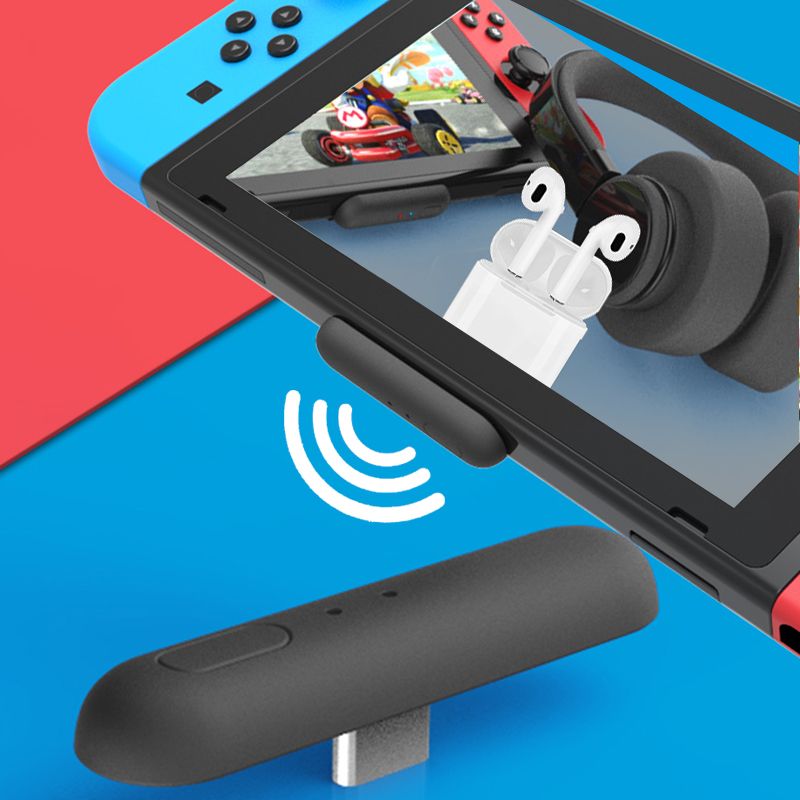 Bluetooth Adaptörü, USB, VF Alıcısı Nintendo Switch PS4 PC Oyun Konsolu Ses Kablosuz Vericisi_voghion.com