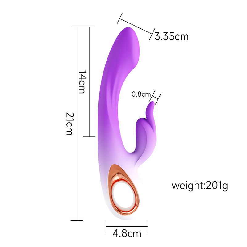 Weibliche G-punkt Starke Vibration Silikon Kaninchen Dual Vibration Massage AV Masturbator Erwachsene Produkte Heißer Verkäufer_voghion.com