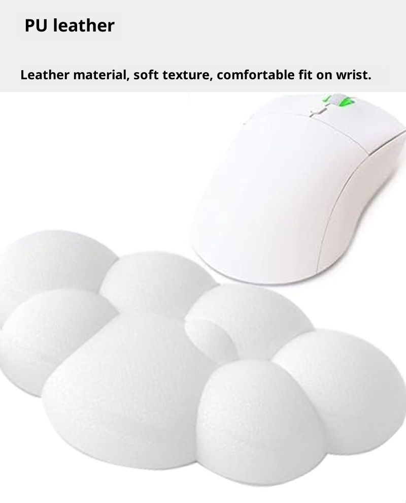 NeoGear Cross-Border Neuheit Cloud Große Memory-Schaumstoff-Handgelenkstütze für Schreibtisch und Büro – rutschfeste Handballenauflage für Tastatur und Tastatur_voghion.com