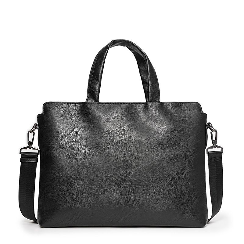 Borsa a mano orizzontale leggera da uomo, borsa a tracolla per documenti informatici, borsa a tracolla_voghion.com