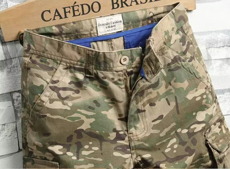 Men's Clothing Camouflage Shorts Original Loose Straight Shorts Youth Casual Shorts_voghion.com