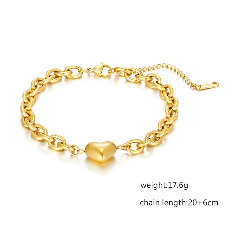 Nuovo braccialetto di perle a forma di cuore infinito, unico, alla moda e versatile, stile INS_voghion.com