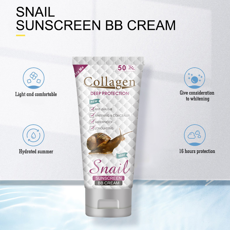 Correttore Keep Brighten Makeup Off Waterproof e a prova di sudore Snail BB Cream_voghion.com