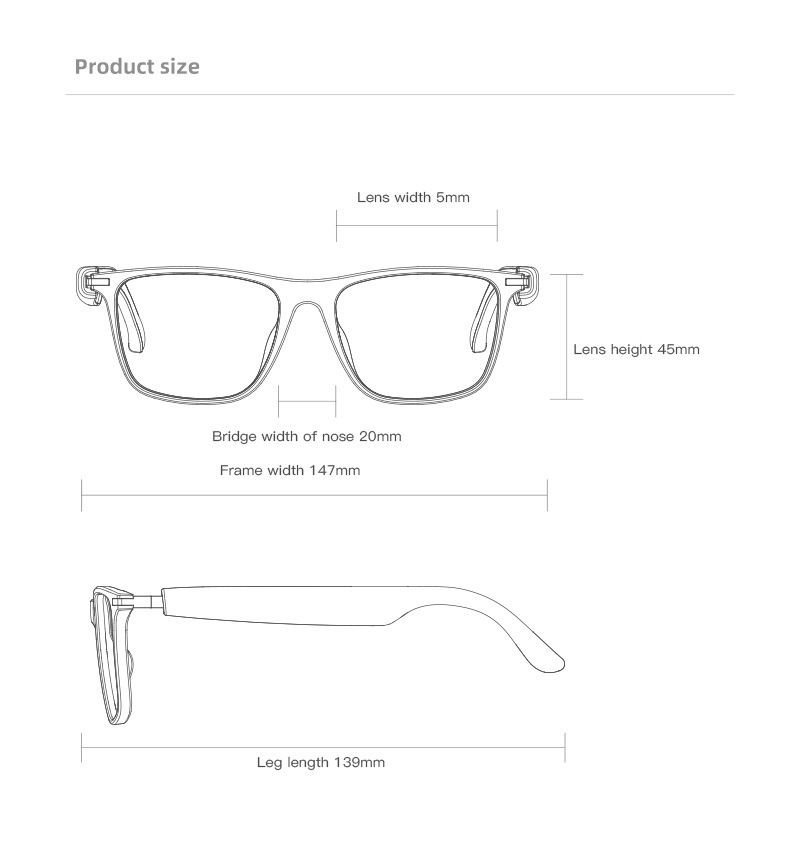 Smart Glasses Black Technology New Smart Glasses Sunglasses Can Make Calls And Listen To Music Bluetooth Audio Glasses Bluetooth Glasses_voghion.com