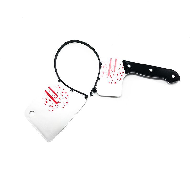 Helovino dekoracijos galvos juostos vakarėlio išdaigų reikmenys, „Cosplay“ galvos juostos peilis, atostogų rekvizitai, populiarūs siaubo galvos apdangalai_voghion.com