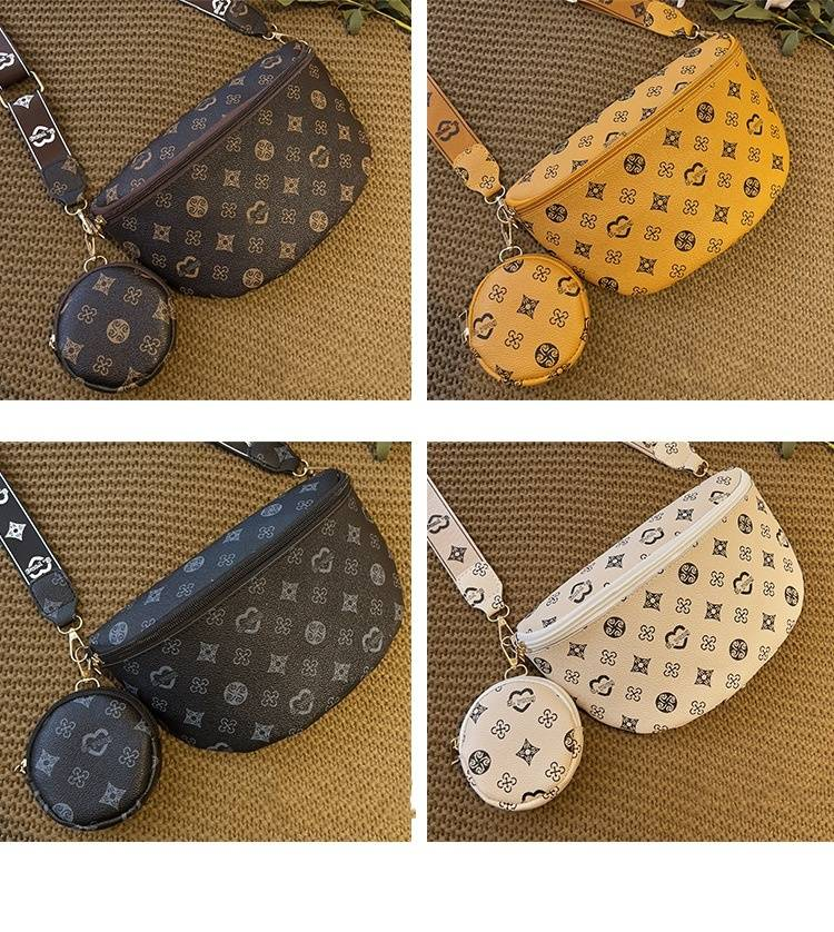 Lehká luxusní módní ledvinka crossbody kabelka dámská taška Nová dámská kabelka přes rameno_voghion.com
