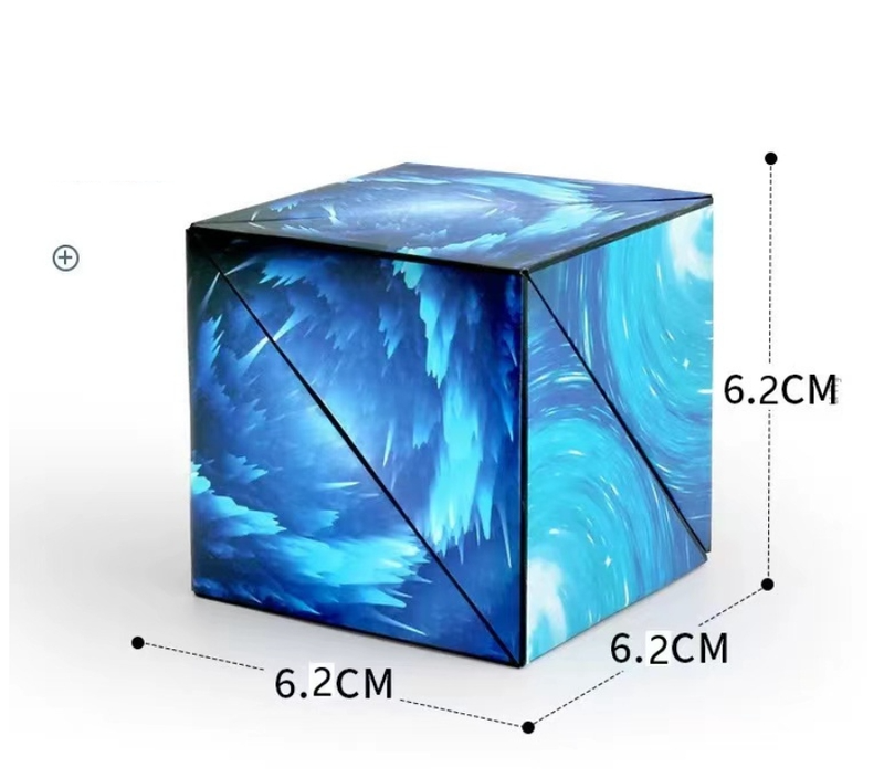 Geometria Magnética Cubo Mágico Sólido Quebra-cabeça Quebra-cabeça de Descompressão Quebra-cabeça Quebra-cabeça com Geometria Versátil Magnetismo_voghion.com