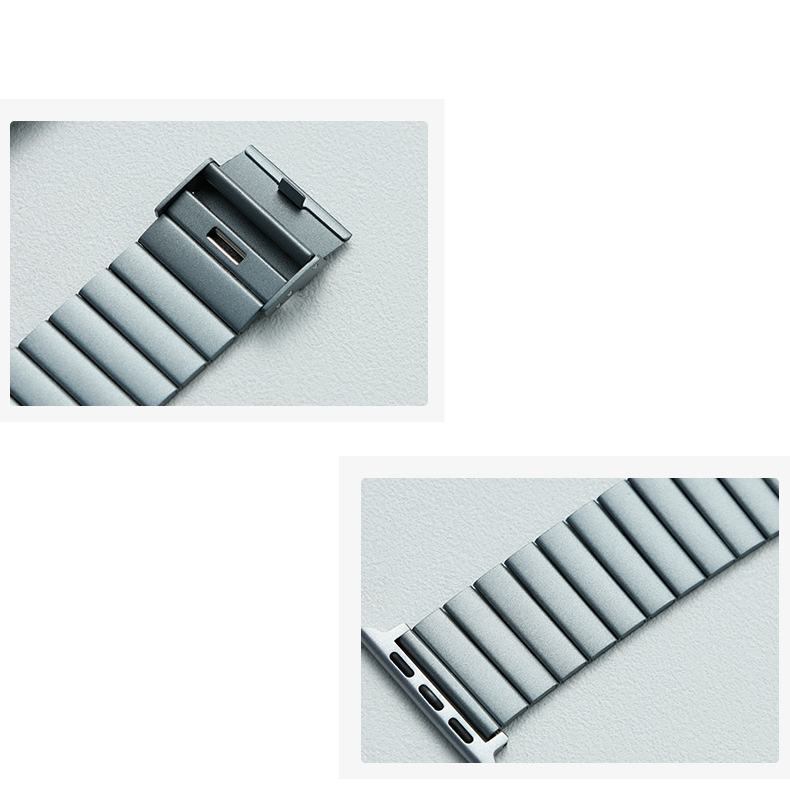 Suitable For Iwatch Strap Metal Stainless Steel Bamboo_voghion.com