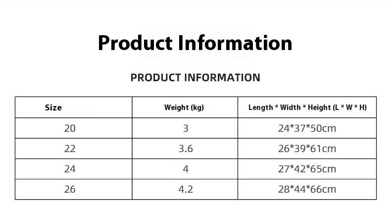 Durable ABS+PC Luggage With USB Port & Front Opening, Spinner Wheels, 20/22/24/26 Inch Carry-On Suitcase For Travel & Business_voghion.com