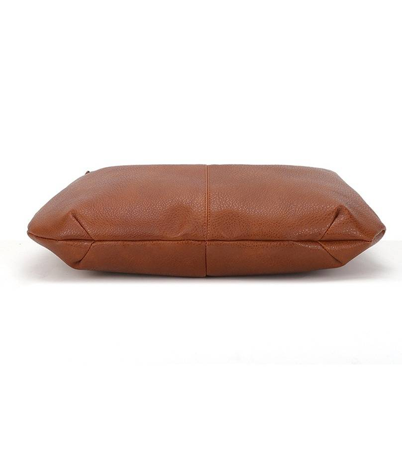 Vintage-Tragetasche aus gewachstem Leder für Damen – große PU-Umhängetasche mit Reißverschluss (Schwarz/Grau/Burgunderrot/Blau/Dunkelgrün/Braun)_voghion.com