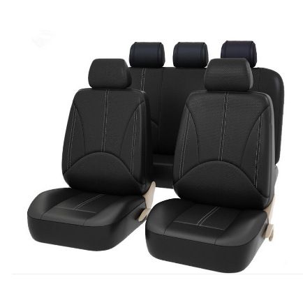 Universal-Sitzbezug aus PU-Leder, Kunstleder, Autositzkissen_voghion.com