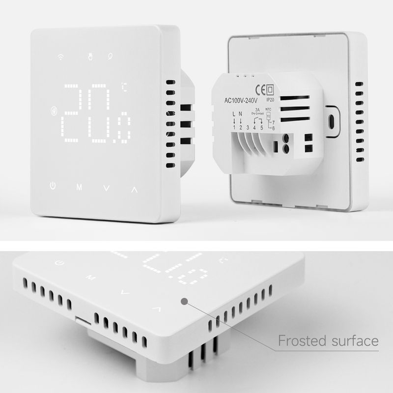 Thermostat WIFI Beok Tuya Smart Home Chauffage électrique Chaudière à gaz Chaudière à gaz Contrôleur de température LED numérique Alice_voghion.com