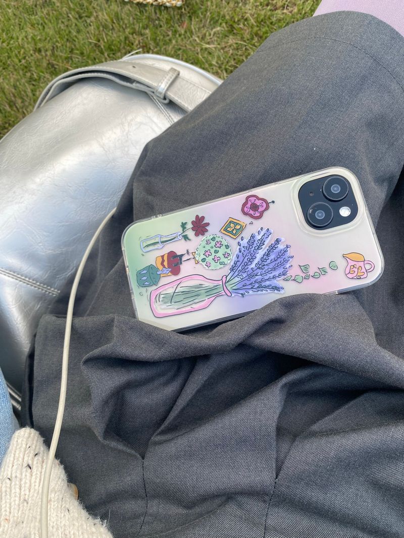 Unschlagbare Qualität Nepal Handbemalt Stilvolles Originaldesign Farbverlauf Doppelschicht-Drucktextur Edler Nischenstil Einzigartiges frisches Mobile_voghion.com