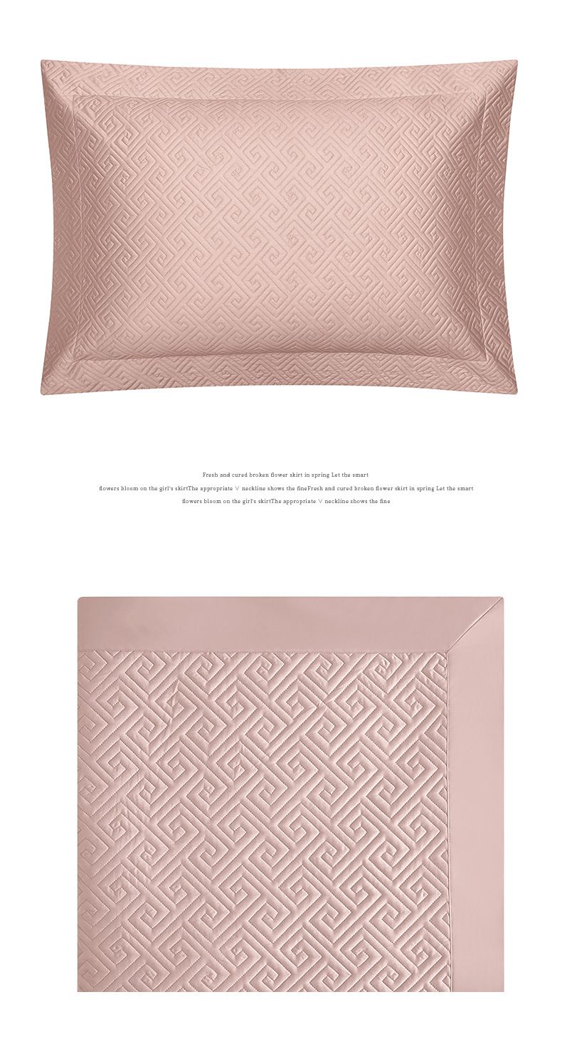 Parure de lit trois pièces en coton à longues fibres 100 fils de haute qualité, drap-housse matelassé double face en pur coton, pour toutes les saisons_voghion.com