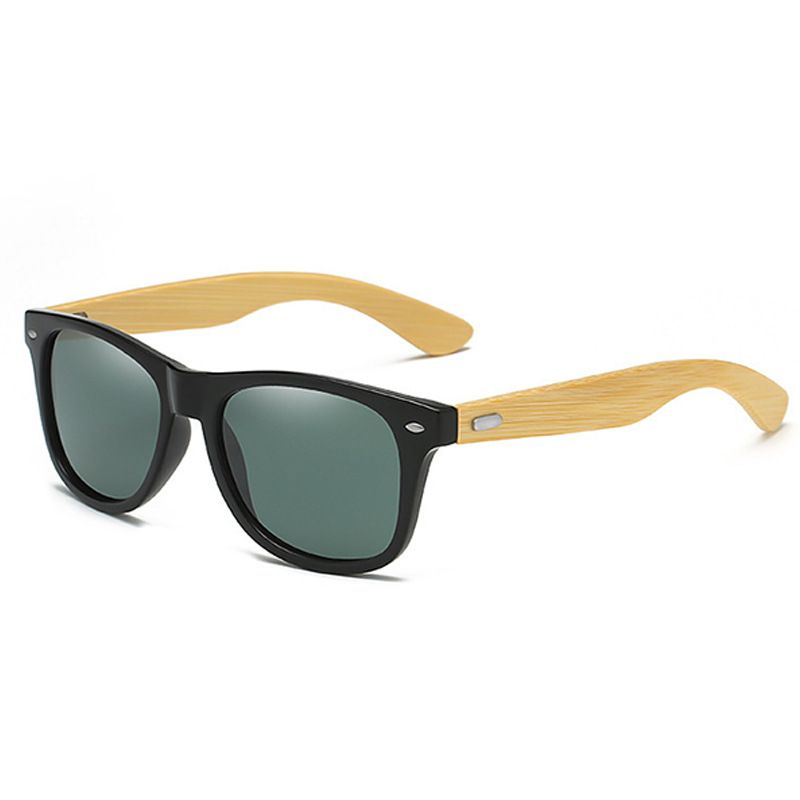 Occhiali da sole da guida con rivetti quadrati e personalità, nuovi, in bambù_voghion.com