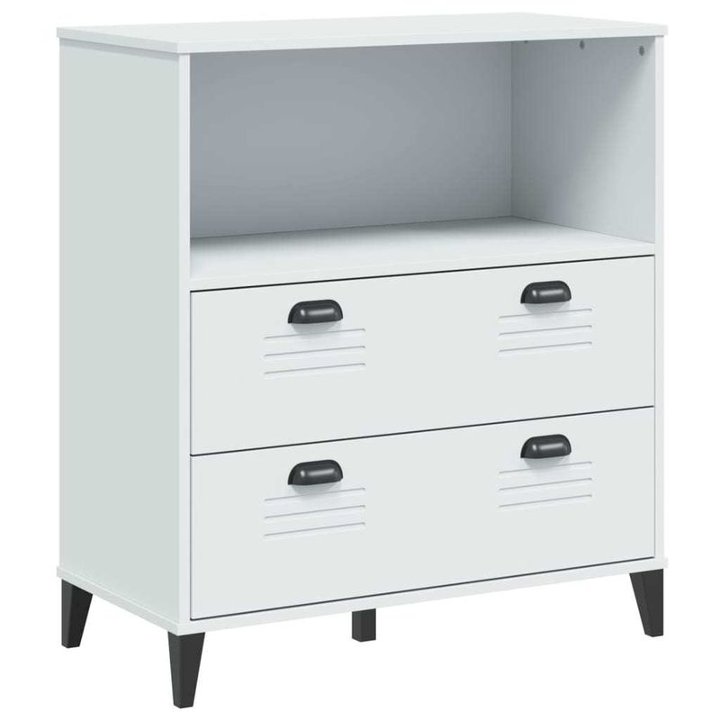 Bookcase VIKEN White 31.5"x15.7"x35.4" Engineered Wood_voghion.com