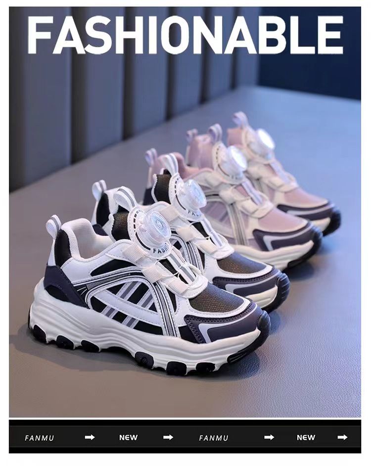Kids Shoes Children's transparent mesh fashion sports shoes 2024 summer new children's versatile sports shoes for children's casual dad shoes_voghion.com