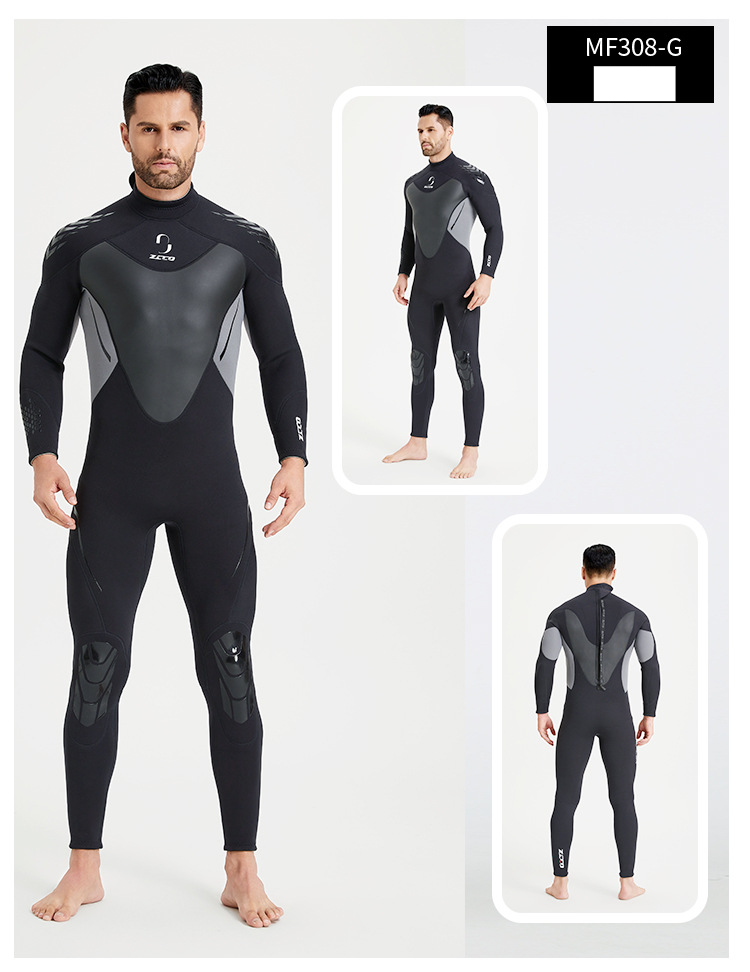 Winter 3mm wetsuit dames warm heren snorkelen zwemmen kwallen pak koud duiken jumpsuit nat_voghion.com