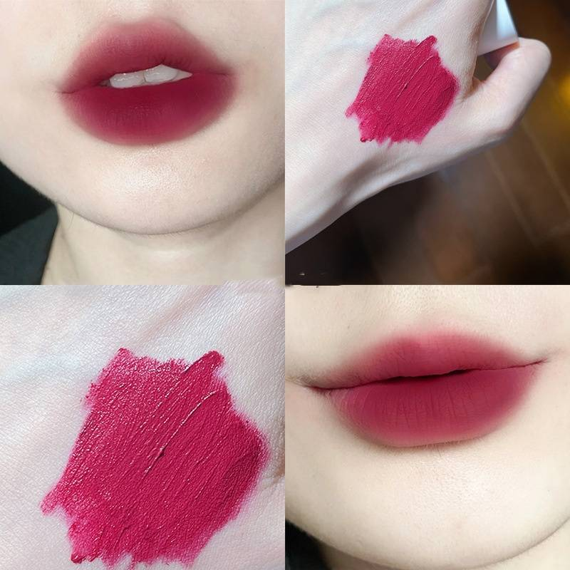 Makeup Velvet Matte Lip Glaze Pinkyfocus Student Erschwinglicher, lang anhaltender Farblippenstift, samtige Textur, lichtechter Lippenschlamm_voghion.com