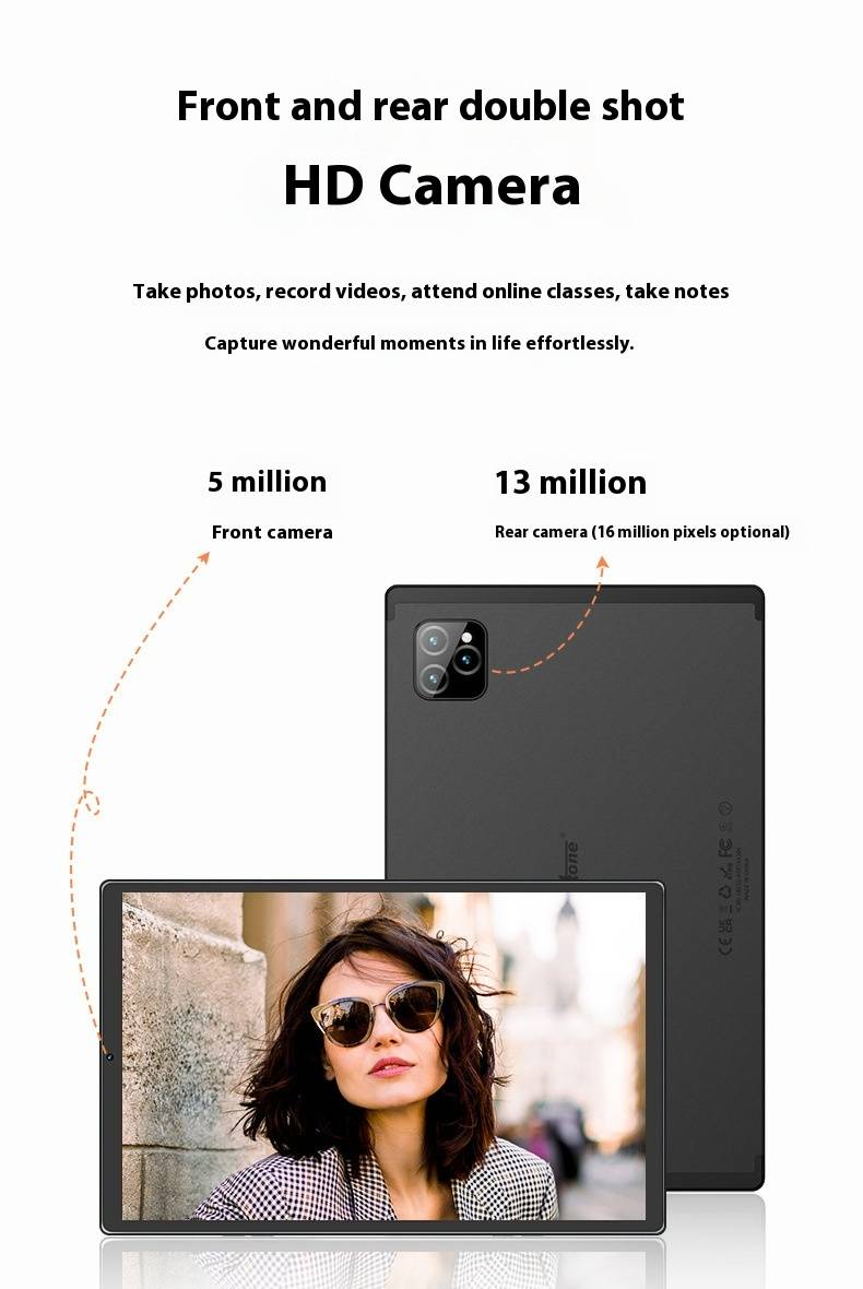 New 10.1" Android Tablet - Full HD IPS Display, Octa-Core Processor, 4G LTE Dual SIM Dual Standby, 128GB ROM + 6GB RAM, WiFi & Bluetooth_voghion.com