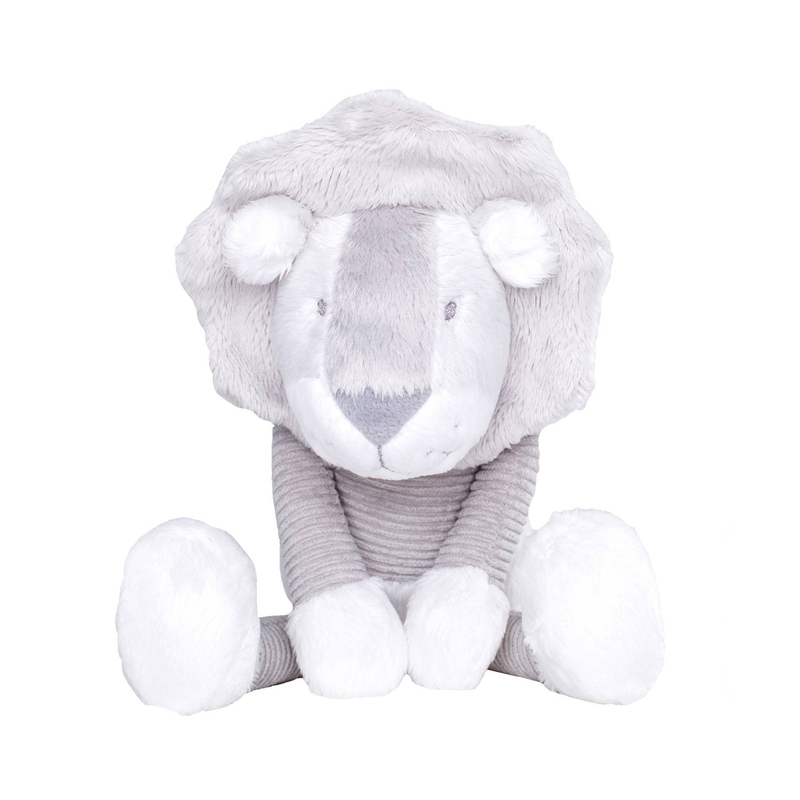 Animales de peluche suaves, nuevo león gris de peluche, muñeco de confort para niños, bebé durmiendo, regalo de cumpleaños_voghion.com
