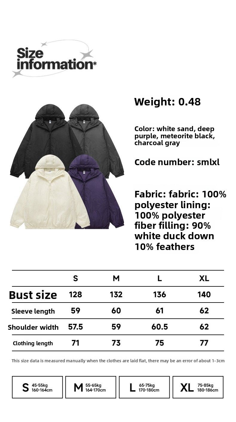 2025 Herbst und Winter Drei-proof Licht Unten Jacke Warme Einfarbig Jacke Männer_voghion.com