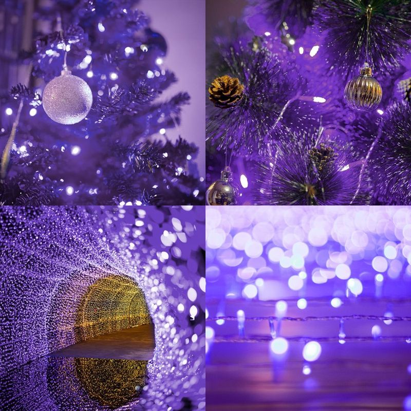 Halloween 66FT String Dration String Lights Lights 8 Mini Indoor Halloween 200 In Fairy Lighting For Lights Plug With LED Modes_voghion.com