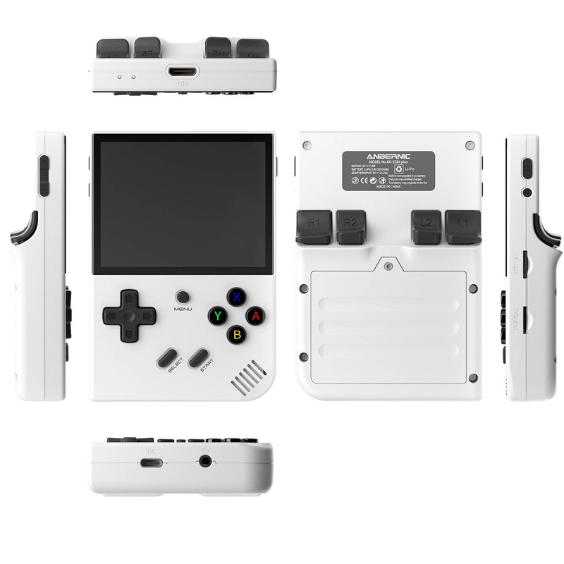 ANBERNIC RG35XX Plus Portable Video Game Console 3.5inch IPS Screen Classic Handheld Game Playe Gifts_voghion.com