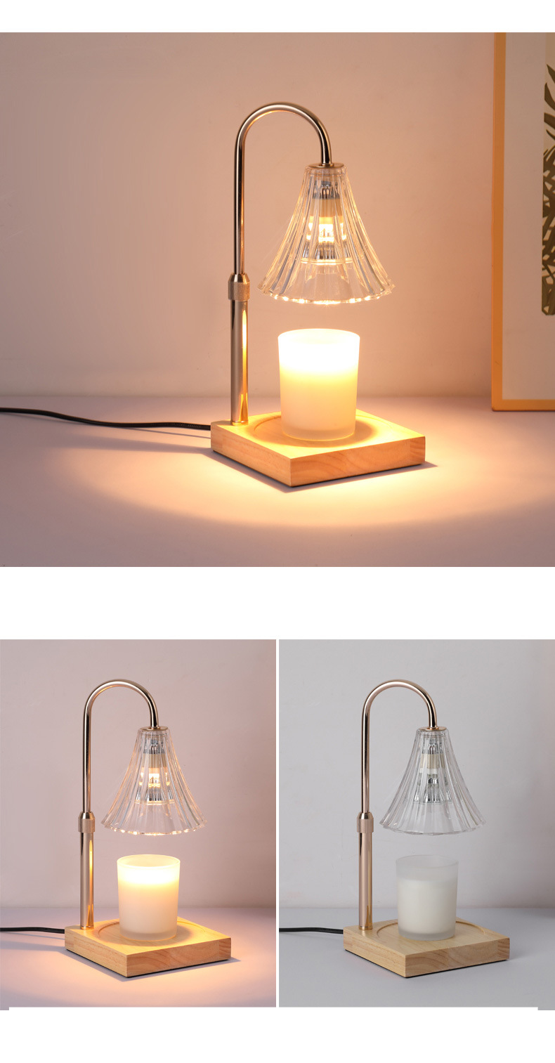 Mājas mēbeles Kūstoša vaska lampa Laika regulēšana Silta Ziemeļvalstu kūstoša sveču lampa Pacelšanas smaržu izplešanās tīkls Slavenību retro dekorācija Guļamistabas naktslampiņa_voghion.com