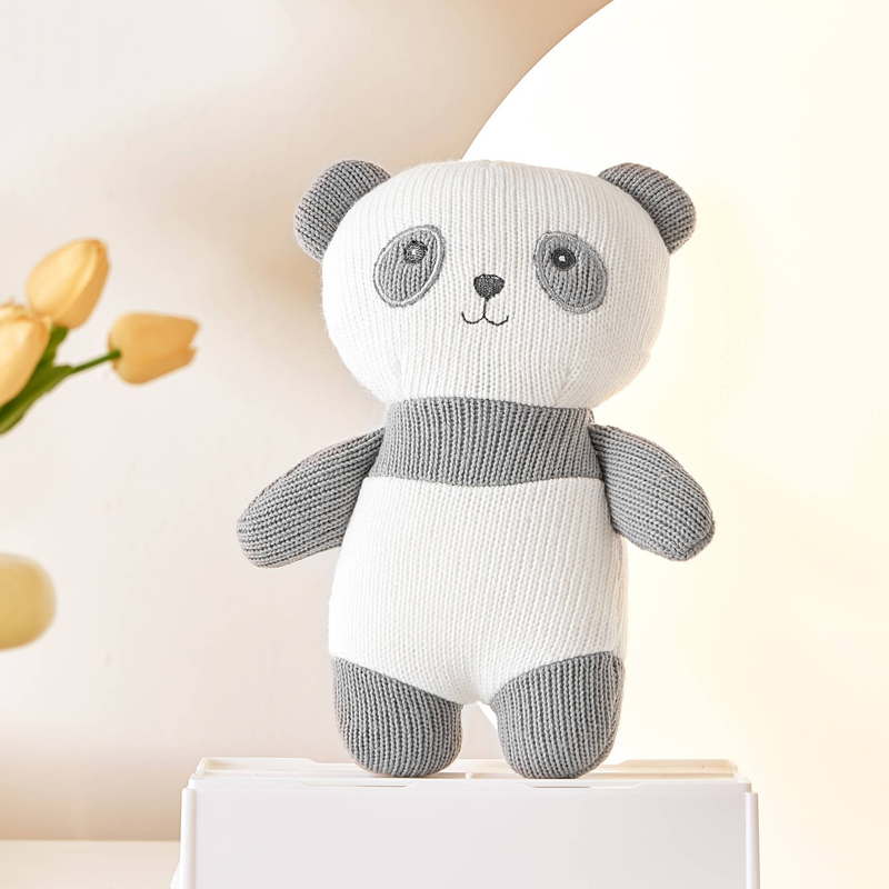 Stuffed Animals New Cotton Wool Knitted Doll Baby Soothing Sleeping Doll Baby Children Can Chew Plush Toy_voghion.com